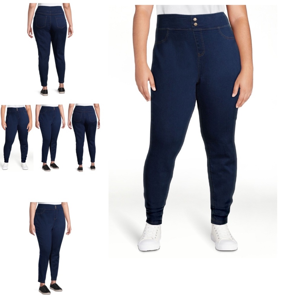 Terra & Sky Plus Size Tummy Control Jeggings